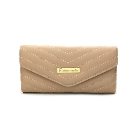 BILLETERA PIERRE CARDIN DE CUERO SINTETICO 19X9CM COLOR CAMEL PRECIO UNITARIO ( DDM ) (14993B)