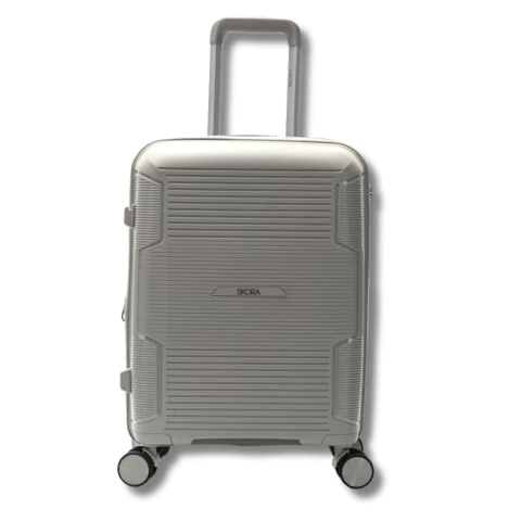VALIJA CARRY ON SKORA MATERIAL PP 20 PULGADAS 55X35X21CM (RUEDAS INCLUIDAS) COLOR GRIS (41525) - comprar online