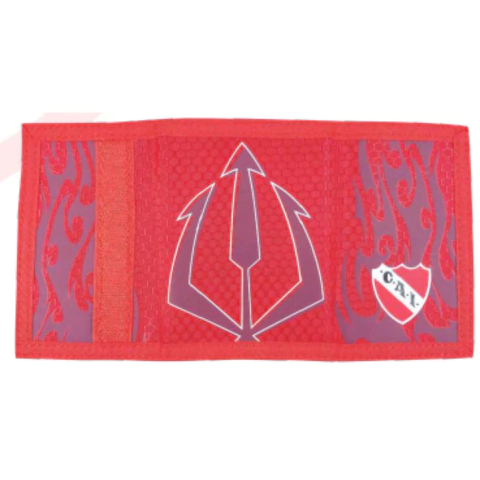 BILLETERA DE TELA INDEPENDIENTE 8X12CM ESTAMPA TRIDENTE (IN151B)