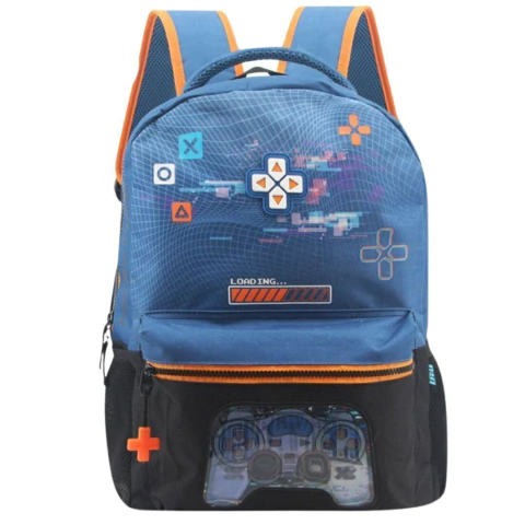 MOCHILA ESPALDA LSYD GAMER 2 CIERRES 16 PULGADAS 42X25X16 COLOR AZUL (BTS) (9115803)