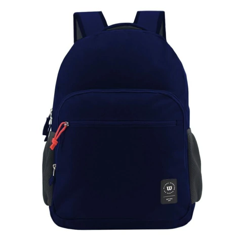 MOCHILA WILSON 3 CIERRES 18 PULGADAS 45X33X20CM COLOR AZUL PRECIO UNITARIO (mochurb) (65AJ002N)
