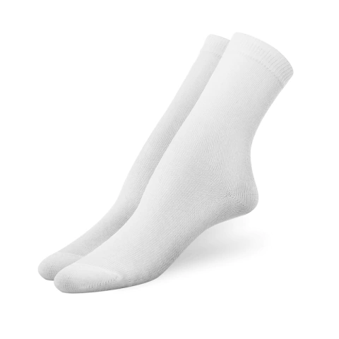 PACK X12 MEDIAS 1/2 CAÑA COLEGIAL COLOR BLANCO TALLE 1 ELEMENTO (1070BT1)