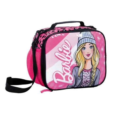 LUNCHERA BARBIE 26X25X8CM BASE NEGRO PRECIO UNITARIO (BTS) (11830A)