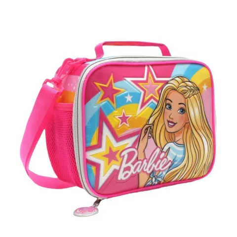 LUNCHERA BARBIE 25X23X10CM COLOR FUCSIA PRECIO UNITARIO (11823)