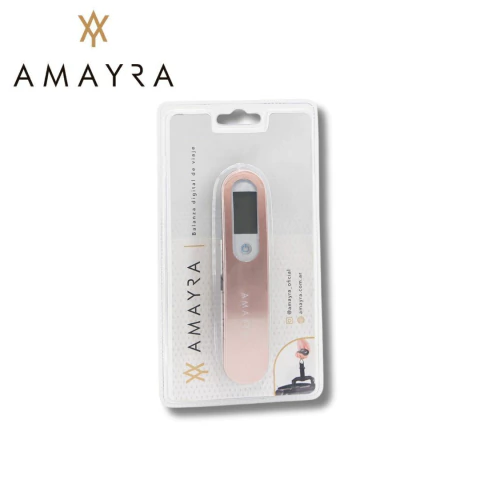 BALANZA DIGITAL AMAYRA 14X3X2CM COLOR ROSA PRECIO UNITARIO (67113A)