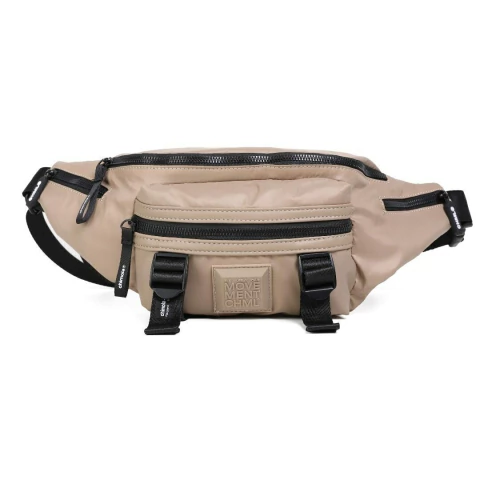 RIÑONERA CHIMOLA DE NYLON 4 CIERRES 42X17X13 COLOR VISON PRECIO UNITARIO (R97D)