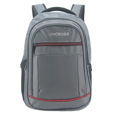 MOCHILA UNICROSS PORTANOTEBOOK 3 CIERRES 19 PULGADAS 47X35X20CM COLOR GRIS (mochurb) (623781B)