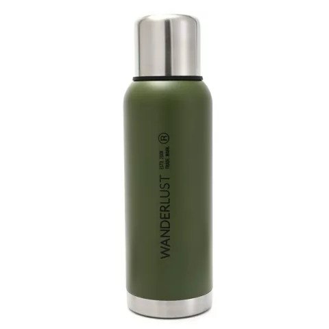 TERMO WANDERLUST DE ACERO INOXIDABLE 1000ML COLOR VERDE PRECIO UNITARIO (BTS) (37116)