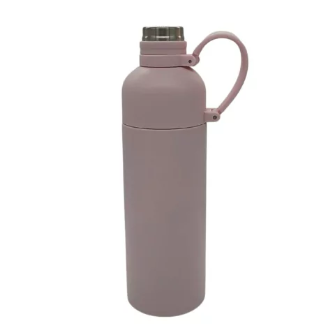 BOTELLA TERMICA DE ACERO INOXIDABLE CON PICO 500ML COLOR ROSA PRECIO UNITARIO (BTS) (P1102D)