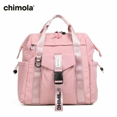 MOCHILA MATERNAL CHIMOLA 2 CIERRES 42X40X8CM COLOR ROSA (M170D)