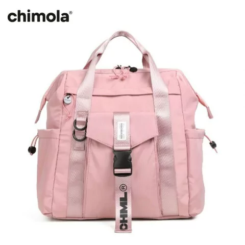 MOCHILA MATERNAL CHIMOLA 2 CIERRES 42X40X8CM COLOR ROSA (M170D)