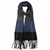 BUFANDON DE HOMBRE CUADRILLE 170X33CM COLOR NEGRO/AZUL PRECIO UNITARIO (TX129404A) - comprar online