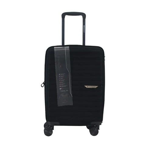 VALIJA UNICROSS CARRY ON MATERIAL PP 4 RUEDAS EXTRAIBLES 20 PULGADAS 50X34X23 COLOR NEGRO PRECIO UNI (622086N20)