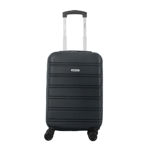 VALIJA CHECK IN CARRY ON MATERIAL ABS 4 RUEDAS 20 PULGADAS 50X36X22 COLOR NEGRO (39115)