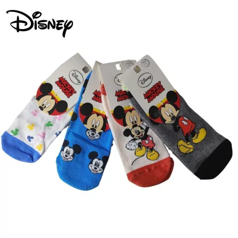 PACK X12 SOQUETES INFANTILES ESTAMPA MICKEY MOUSE TALLE 1 PRECIO POR PACK (DMK6066T1)