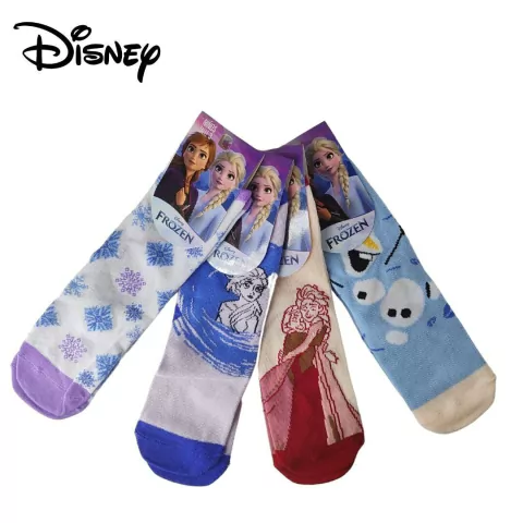 PACK X12 MEDIAS 1/2 CAÑA INFANTIL ESTAMPA FROZEN TALLE 1 PRECIO POR PACK (DFZ5880T1)