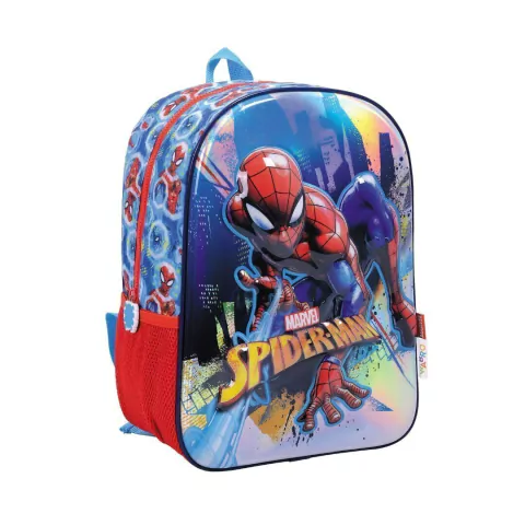 MOCHILA ESPALDA SPIDERMAN 14 PULGADAS 36X27X10CM BASE ROJO PRECIO UNITARIO (BTS) (11731)