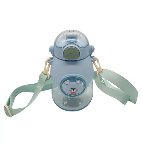 CANTIMPLORA DE OSO CON PICO 820ML COLOR CELESTE PRECIO UNITARIO (BTS) (P195A)