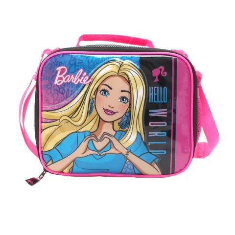 LUNCHERA BARBIE 25X23X10CM COLOR FUCSIA PRECIO UNITARIO (11827)