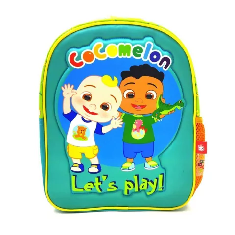 MOCHILA DE ESPALDA COCOMELON WABRO 12 PULGADAS 29X24X10CM COLOR AQUA PRECIO UNITARIO (BTS) (87200)