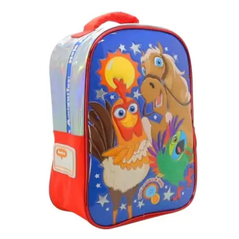 MOCHILA CRESKO GRANJA DE ZENON 12 PULGADAS 32X25X11CM COLOR PLATEADO (BTS) (GZ024B)