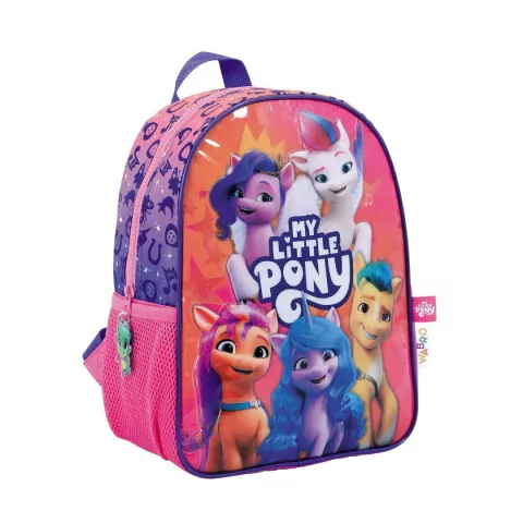 MOCHILA MY LITTLE PONY ESPALDA 12 PULGADAS 30X25X10CM BASE VIOLETA PRECIO UNITARIO (BTS) (73200B)