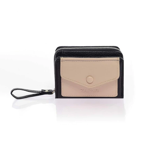 TARJETERO ZAPHIR DE CUERO SINTETICO 12X8 COLOR NEGRO PRECIO UNITARIO (TA009ZA)