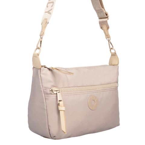 BANDOLERA BAGCHERRY DE NYLON 30X20X9 NATURAL (259010B)