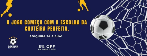 Imagem do banner rotativo DEKINHA CHUTEIRAS