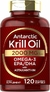 Carlyle Aceite De Krill Oil 2000mg 120caps - Omega 3 Dha Epa Sabor Sin Sabor