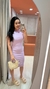VESTIDO MIDI CANELADO AGATHA