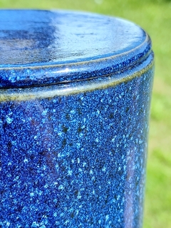 Manteigueira francesa azul safira - comprar online