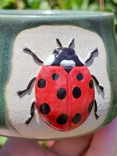 Caneca pântano joaninha - Supernova Ateliê