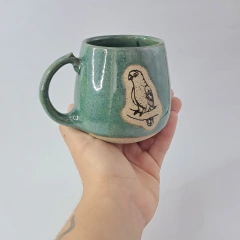 Caneca papagaio-charão - Supernova Ateliê