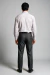Camisa Social Masculina Slim Fit Maquinetada Algodão e Poliéster – Lilás - loja online