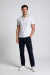 Camisa Polo Masculina Branca Gola Texturizada Borda Preta na internet