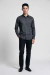 Camisa Social Masculina Slim Fit Tech Poliamida com Elastano – Cinza Escuro Quadriculado na internet
