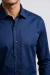 Camisa Social Masculina Slim Fit Manga Longa Polialgodão – Azul Marinho - comprar online