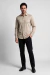 Camisa Social Masculina Slim Fit Tech Poliamida com Elastano – Bege na internet