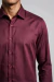 Camisa Manga Longa Slim Maquinetada Bambu Stretch Vinho - comprar online