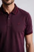 Polo Manga Curta Friso Vinho - buy online