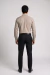 Camisa Social Masculina Slim Fit Performance Tech Poliamida Efeito Linho – Bege - Dilomon Camisaria
