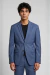 Terno Social Masculino Slim Fit Malha Premium- Azul Escuro
