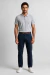 Calça de Sarja Masculina Slim Fit com Elastano – Azul Marinho - Dilomon Camisaria