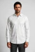 Camisa Social Masculina Slim Fit Microtexturizada Com Elastano – Branca