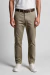 Calça de Sarja Masculina Slim Fit com Elastano – Verde Oliva