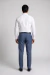 Calça Social Masculina Slim Fit Alfaiataria Com Ajuste Xadrez – Azul Escuro - loja online