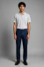 Calça Social Masculina Slim Fit Alfaiataria Com Ajuste – Azul Marinho - Dilomon Camisaria