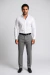 Calça Social Masculina Alfaiataria Slim Fit com Ajuste – Cinza Misto - Dilomon Camisaria