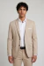 Terno Social Masculino Slim Fit Malha Premium- Creme
